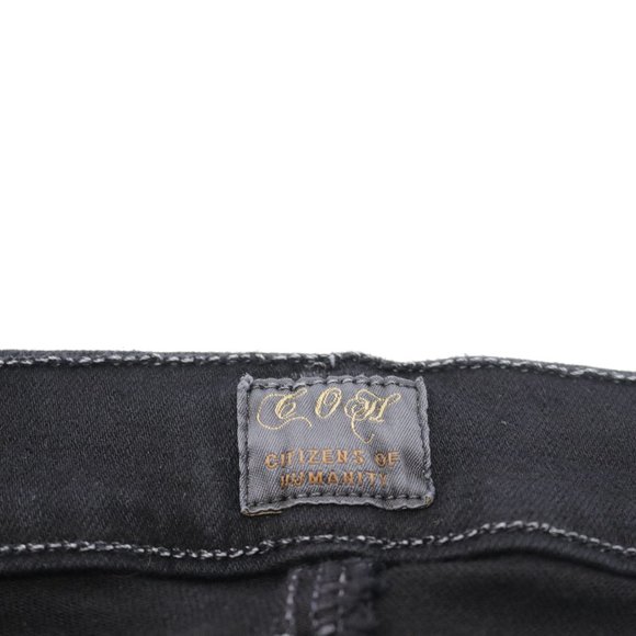 Citizens of Humanity Avedon Black Leggings/Jeans - Picture 6 of 9